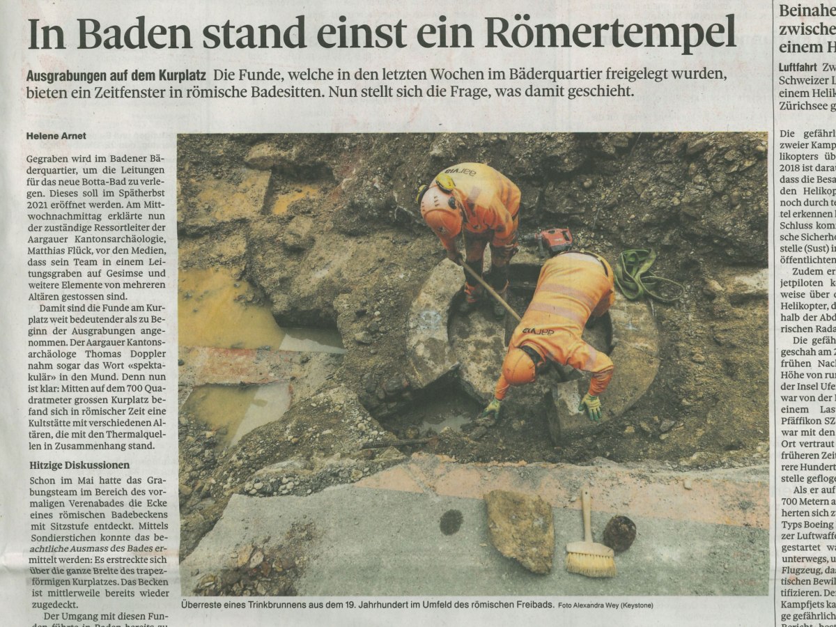 22.10.2020: Regionaljournal, Tagi und AZ&nbsp;berichten